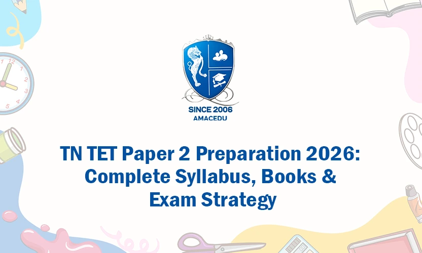 TN TET Paper 2 Preparation 2026 Syllabus Books Exam Strategy